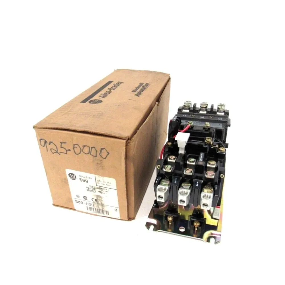 New Allen Bradley 509-COD Series B Full Voltage Starter, 3 Phase, Size 2, 509COD